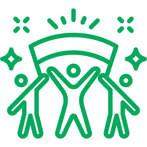 icon- Celebrate impact and shared success