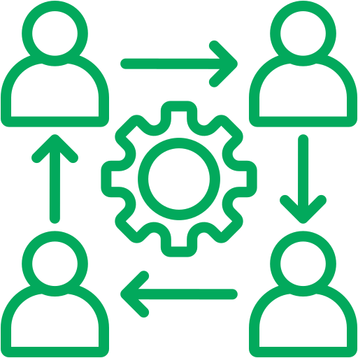 icon- Collaborate and grow with our volunteer network